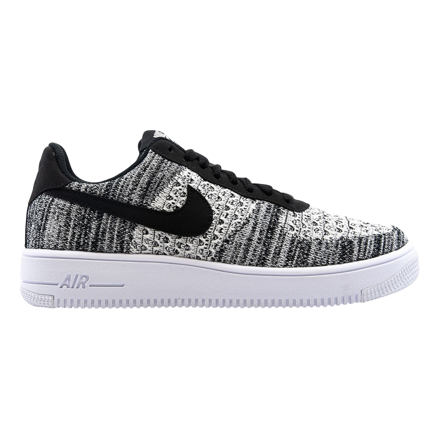 NIKE AIR FORCE 1 FLYKNIT 2 BLACK PURE PLATINUM