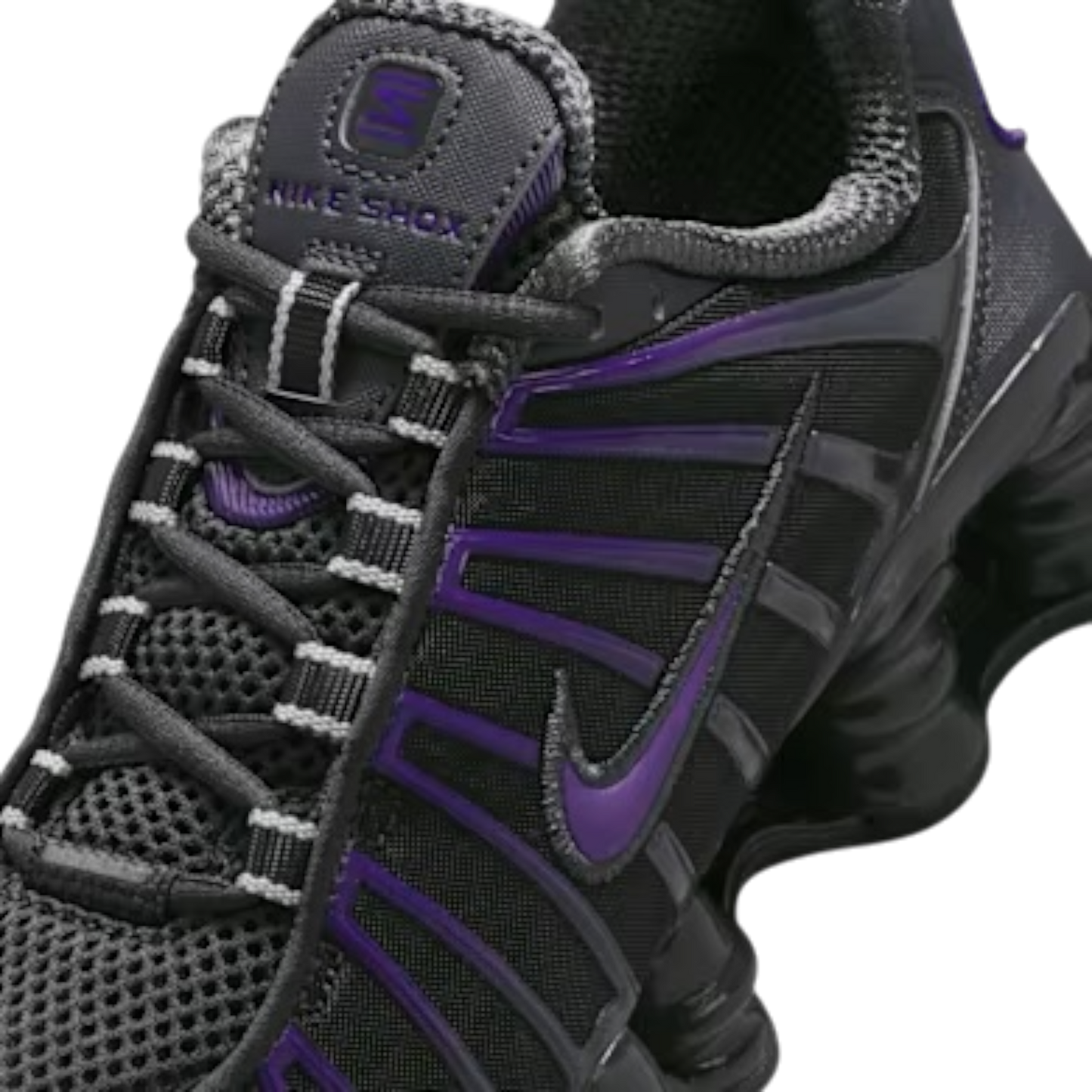 NIKE SHOX TL GS 'DARK SMOKE GREY COURT PURPLE'