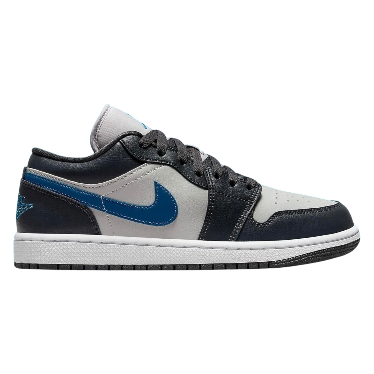 W AIR JORDAN 1 LOW “ANTHRACITE/INDUSTRIAL BLUE”