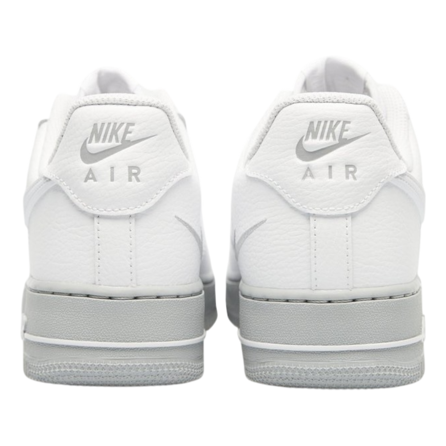 NIKE AIR FORCE 1 LOW WHITE LIGHT SMOKE GREY SOLE