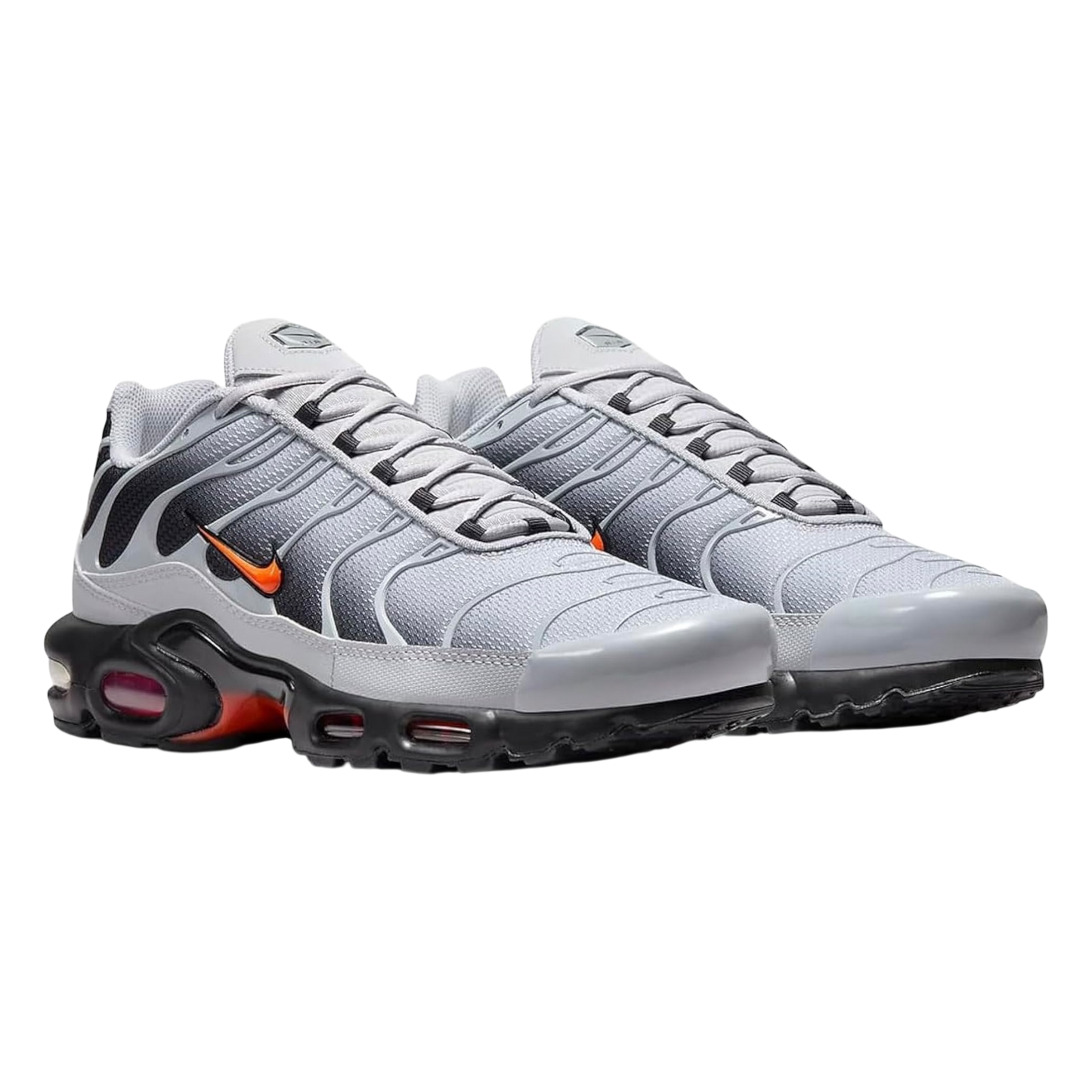 NIKE AIR MAX PLUS WOLF GREY PICANTE RED