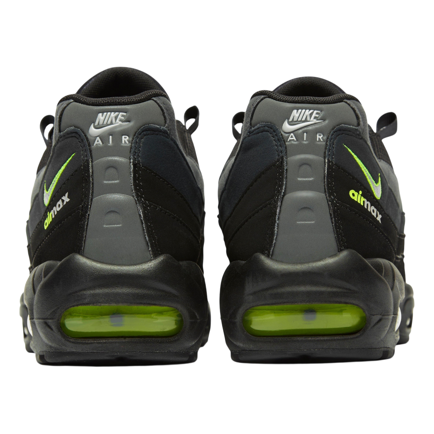 NIKE AIR MAX 95 RETRO LOGO BLACK GREY VOLT