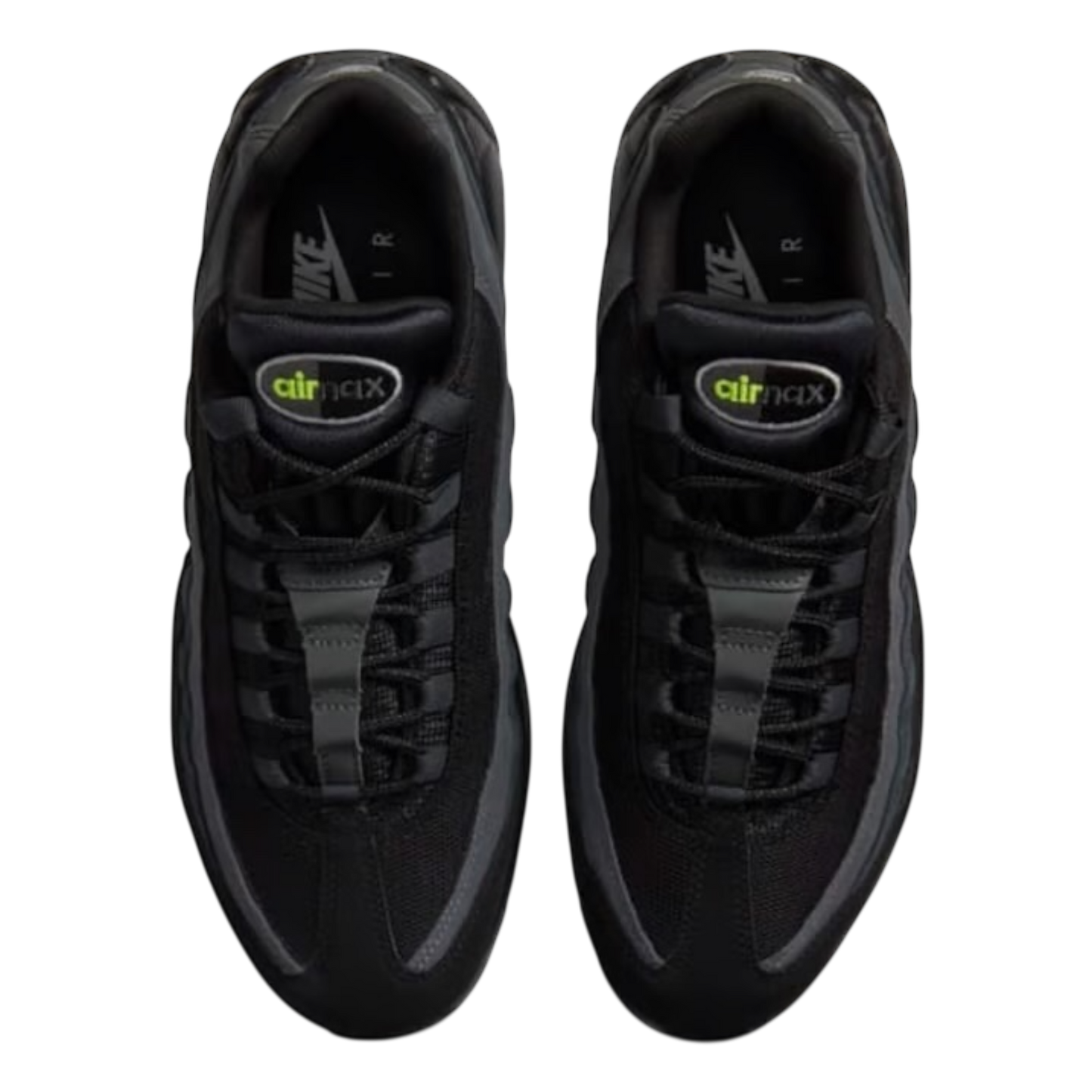 NIKE AIR MAX 95 RETRO LOGO BLACK GREY VOLT