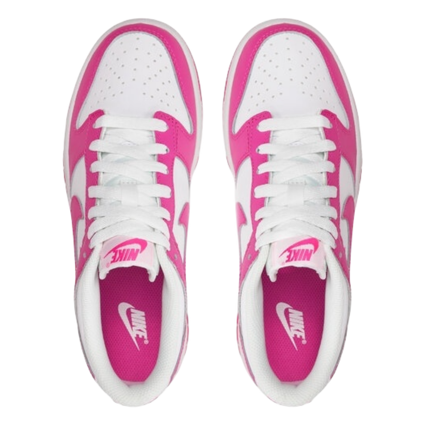 Nike Dunk Low GS White Laser Fuchsia