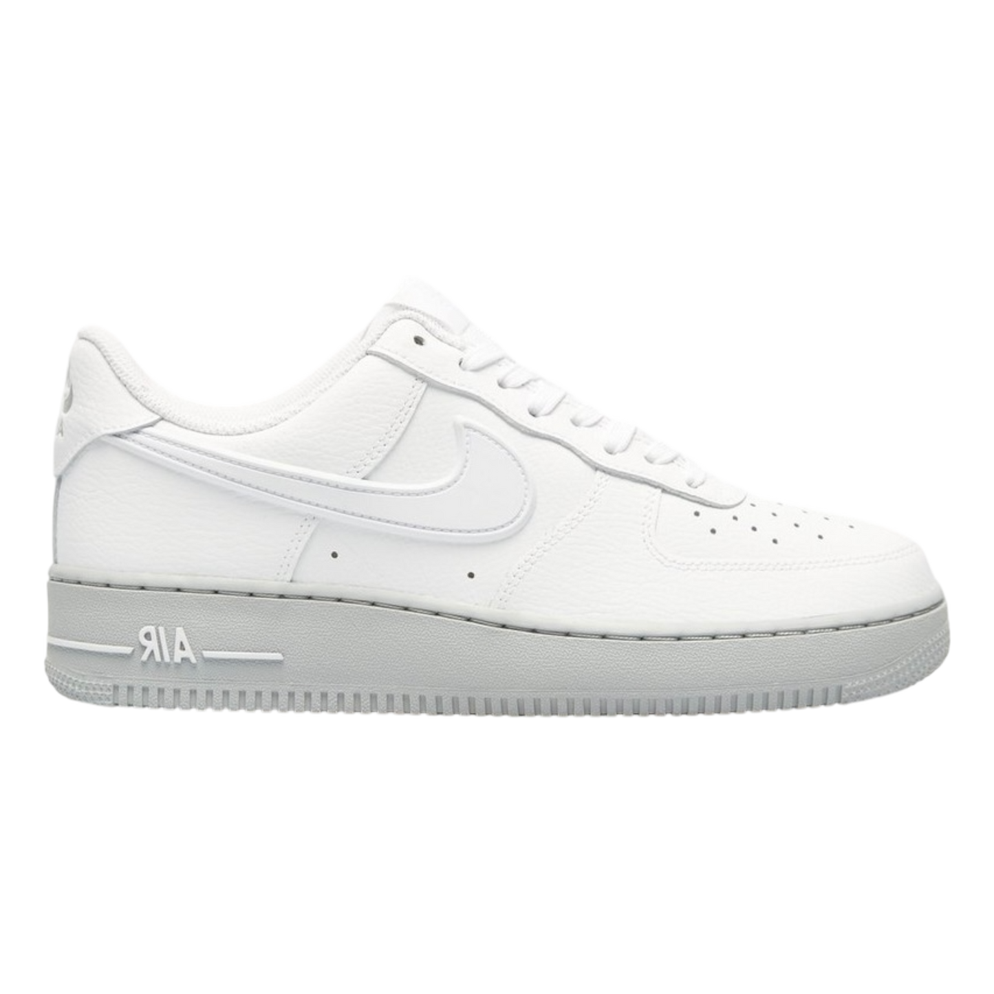 NIKE AIR FORCE 1 LOW WHITE LIGHT SMOKE GREY SOLE