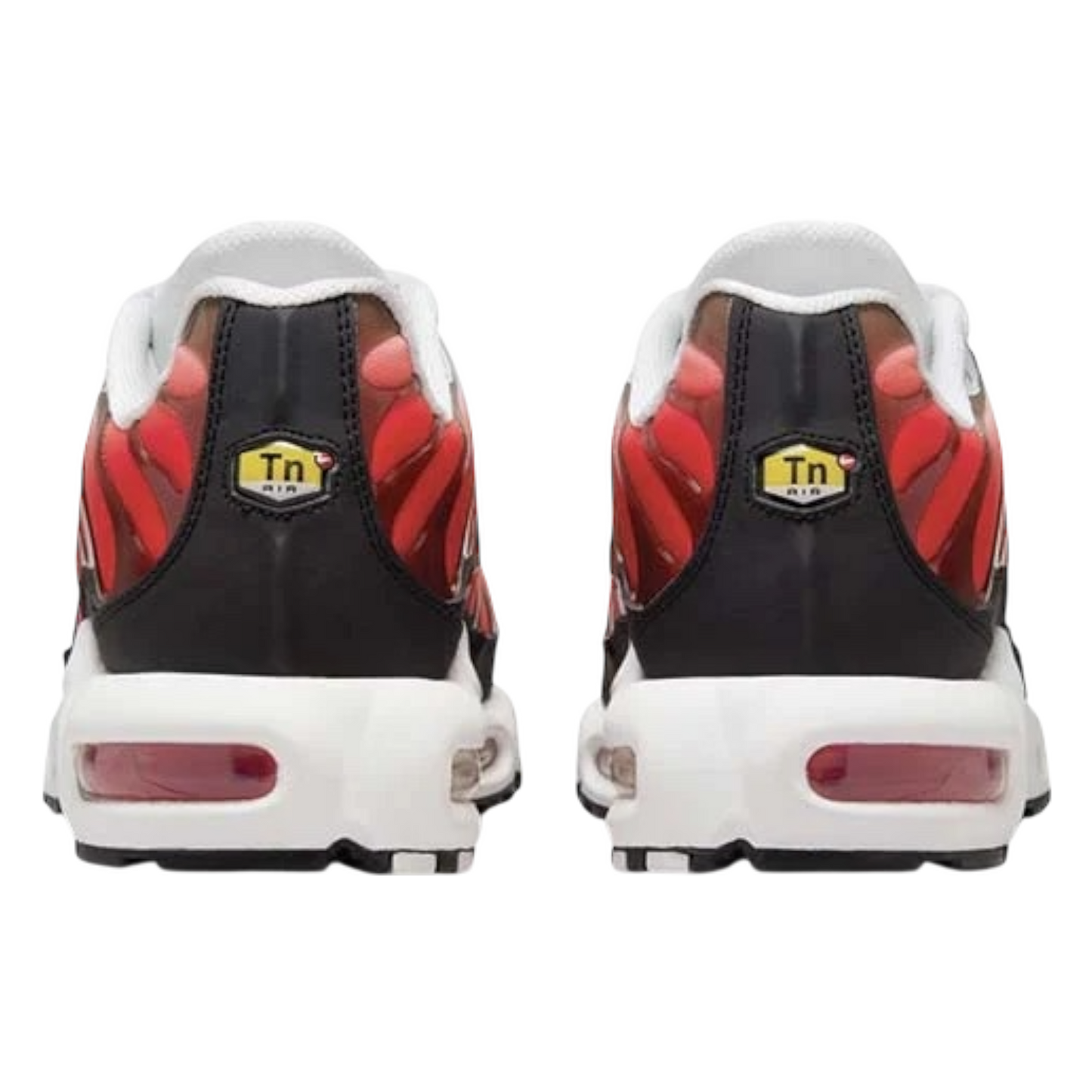 NIKE AIR MAX PLUS WHITE BLACK UNIVERSITY RED
