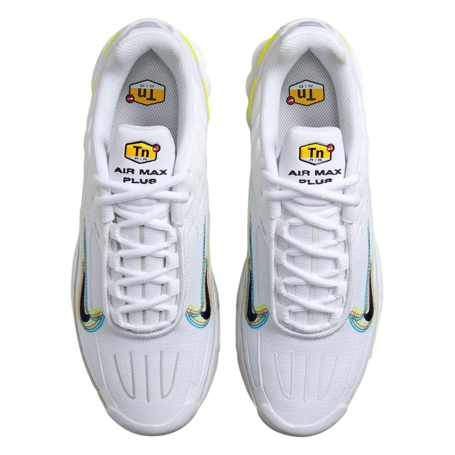 NikeAir Max Plus 3 '3D Swoosh - White Volt'