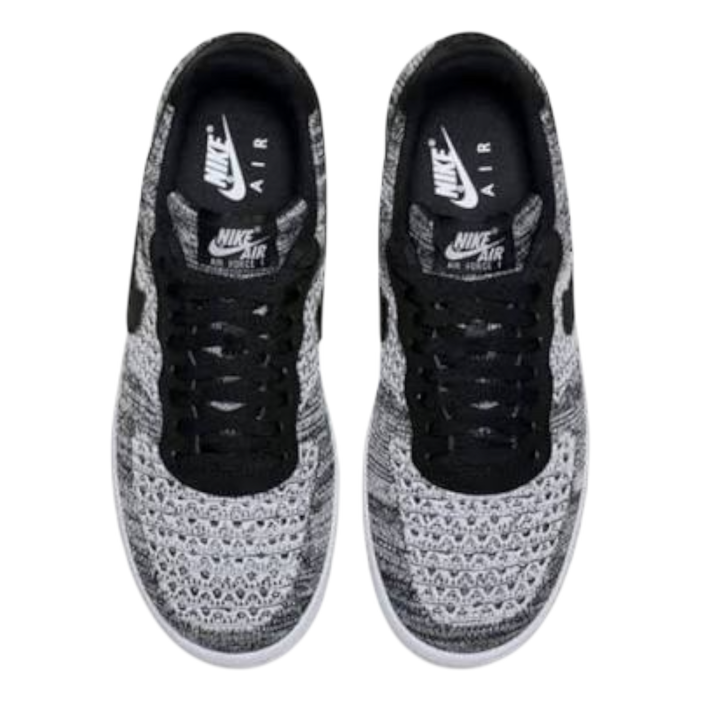 NIKE AIR FORCE 1 FLYKNIT 2 BLACK PURE PLATINUM