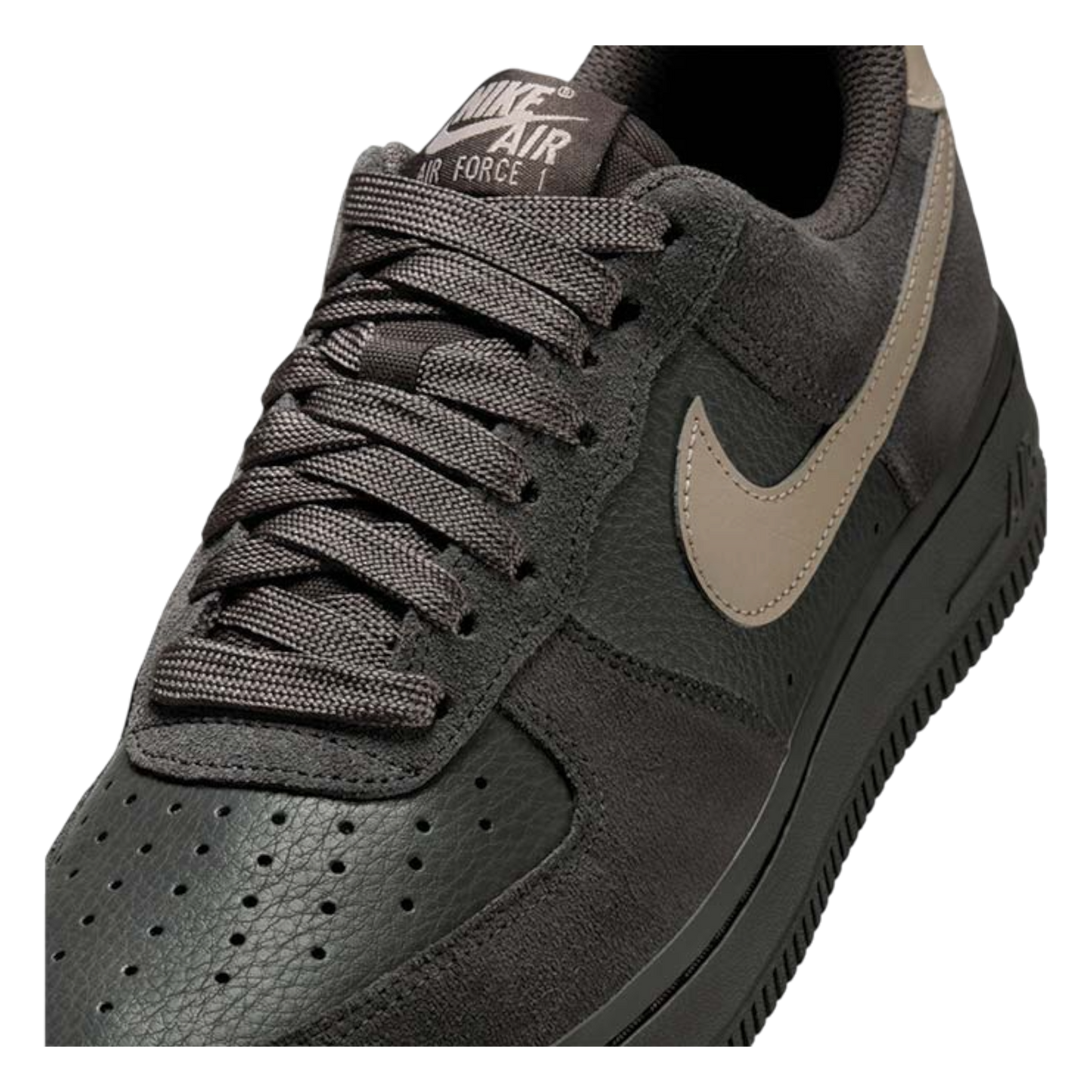 NIKE AIR FORCE 1 LOW MEDIUM ASH OFF NOIR