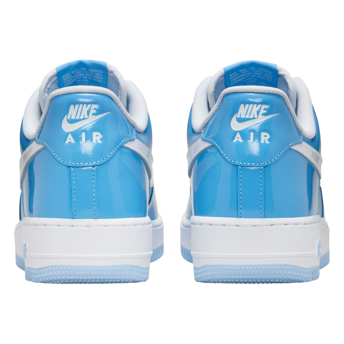 NIKE AIR FORCE 1 LOW '07 LV8 PHYCHIC BLUE WHITE PATENT