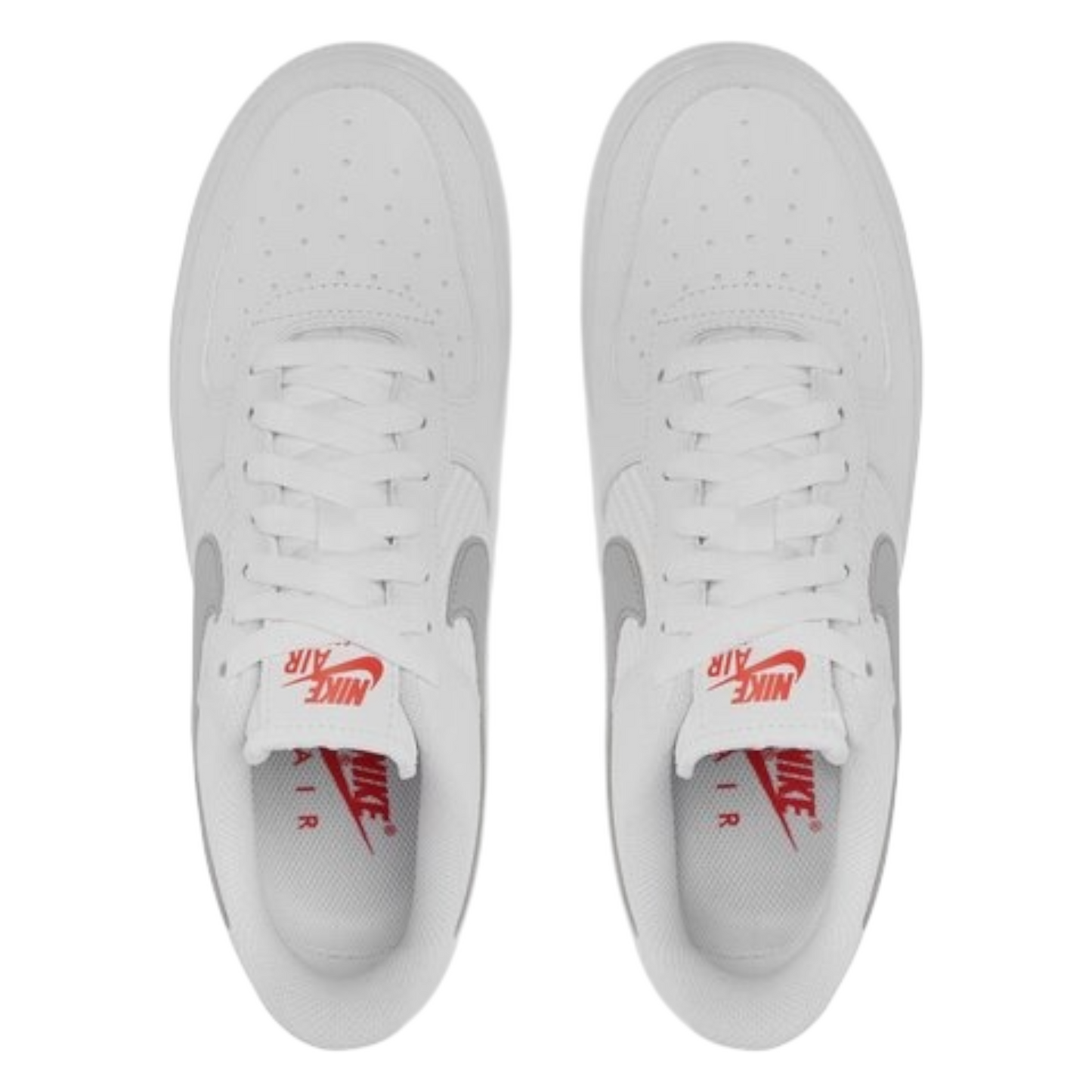 NIKE AIR FORCE 1 LOW '07 SE DOUBLE SWOOSH WHITE PICANTE