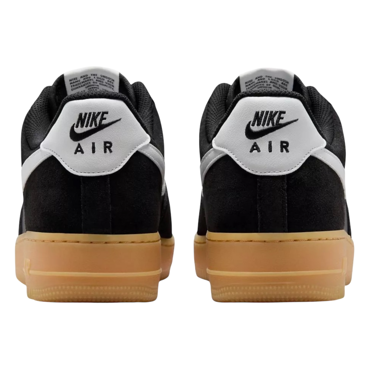 NIKE AIR FORCE 1 LOW '07 LV8 BLACK SUMMIT WHITE GUM