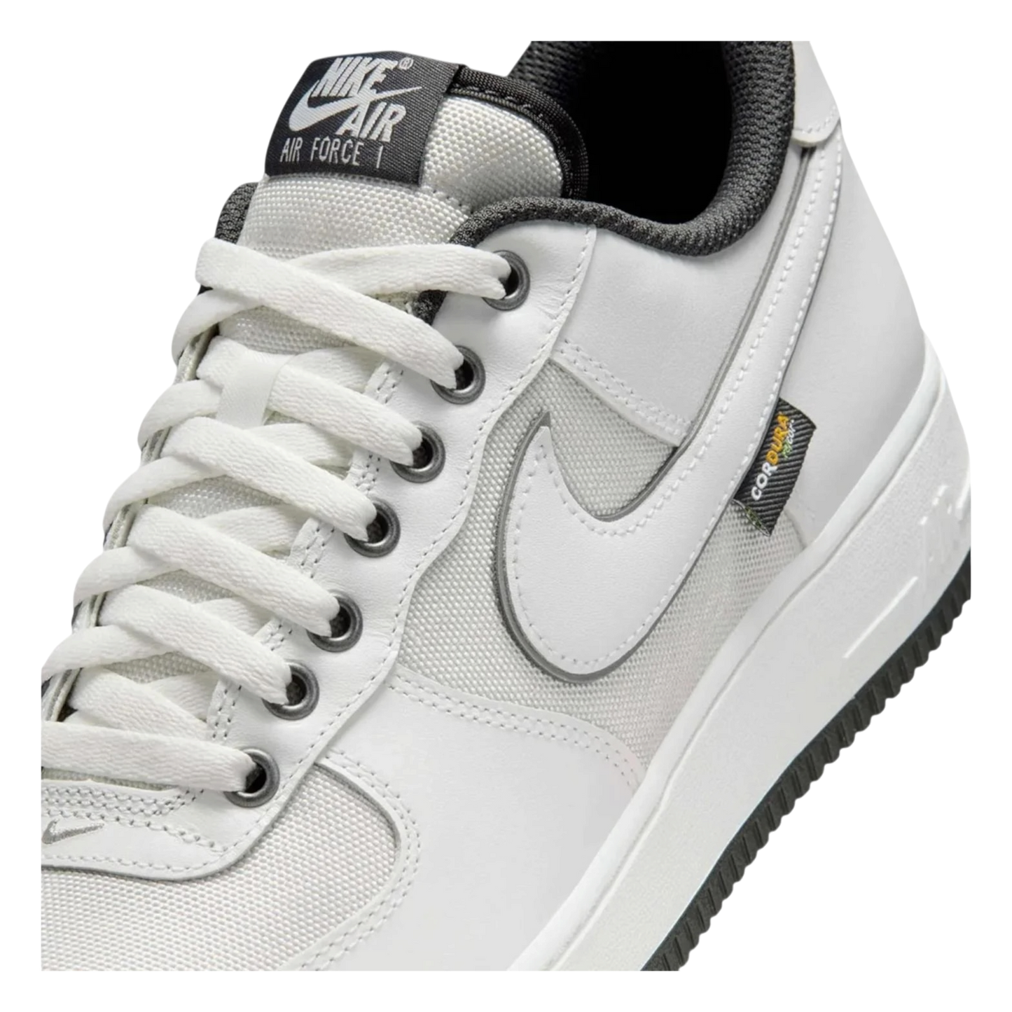 NIKE AIR FORCE 1 LOW '07 LV8 SUMMIT WHITE DARK SMOKE GREY CORDURA