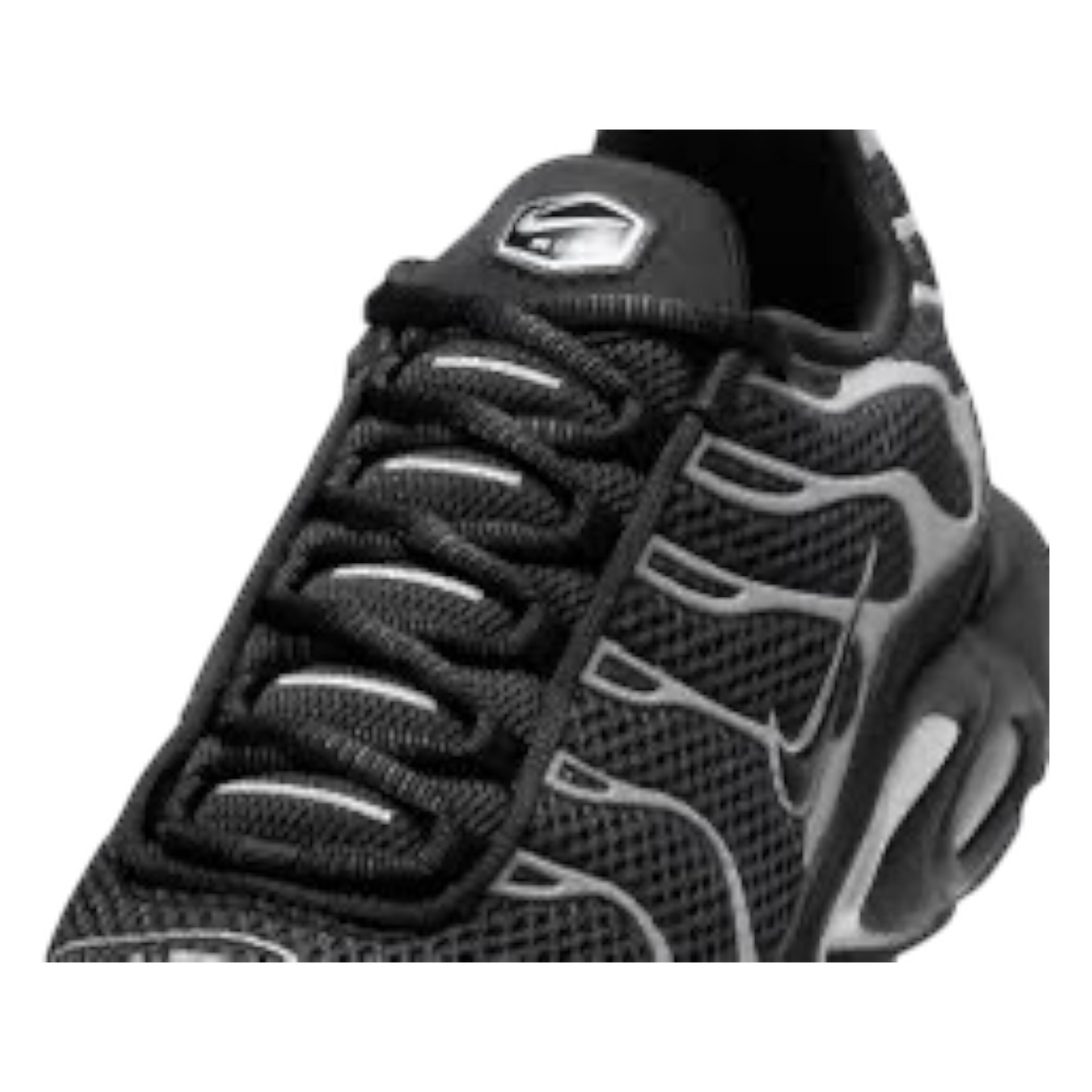 Nike Air Max Plus Premium 'Black Reflective Silver'