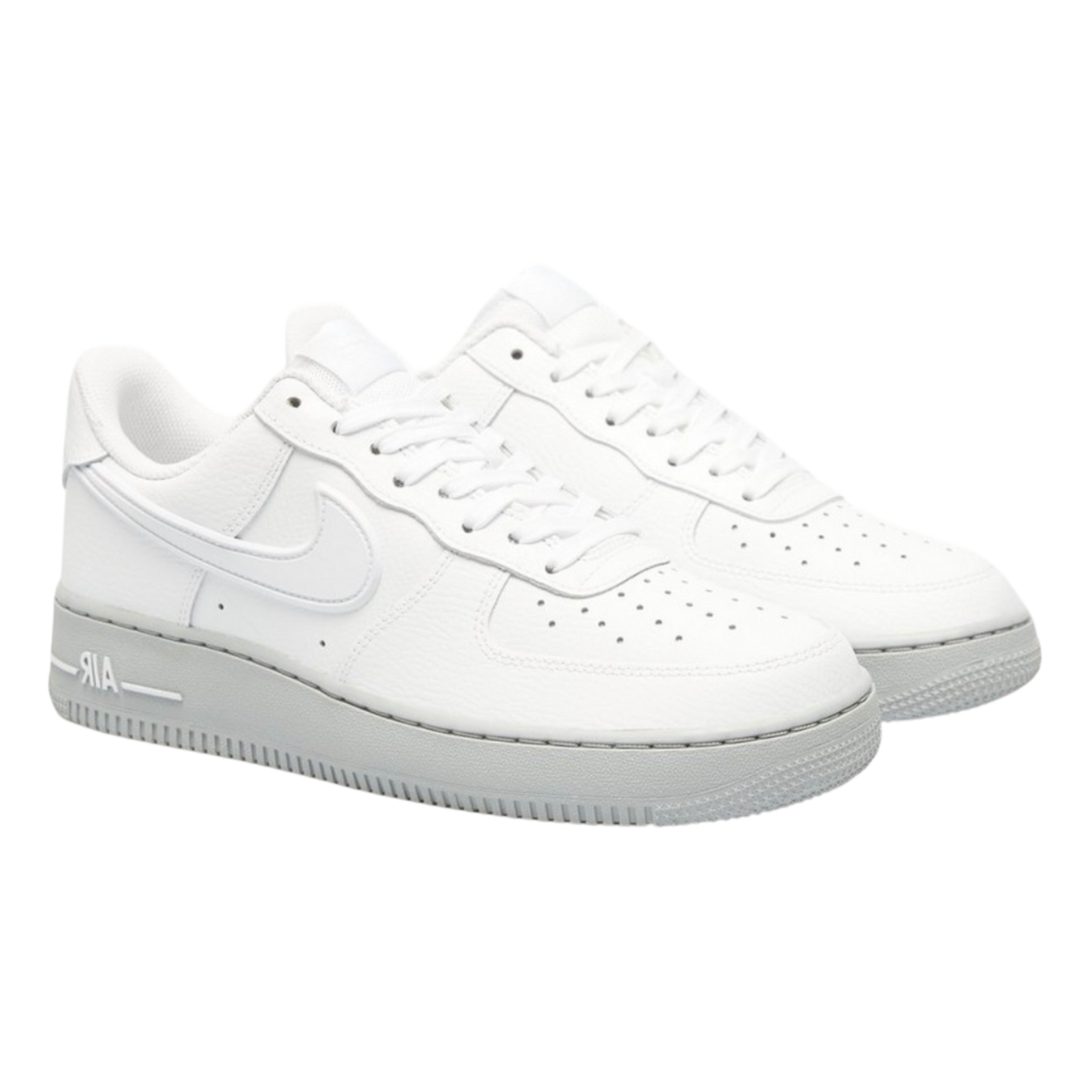 NIKE AIR FORCE 1 LOW WHITE LIGHT SMOKE GREY SOLE