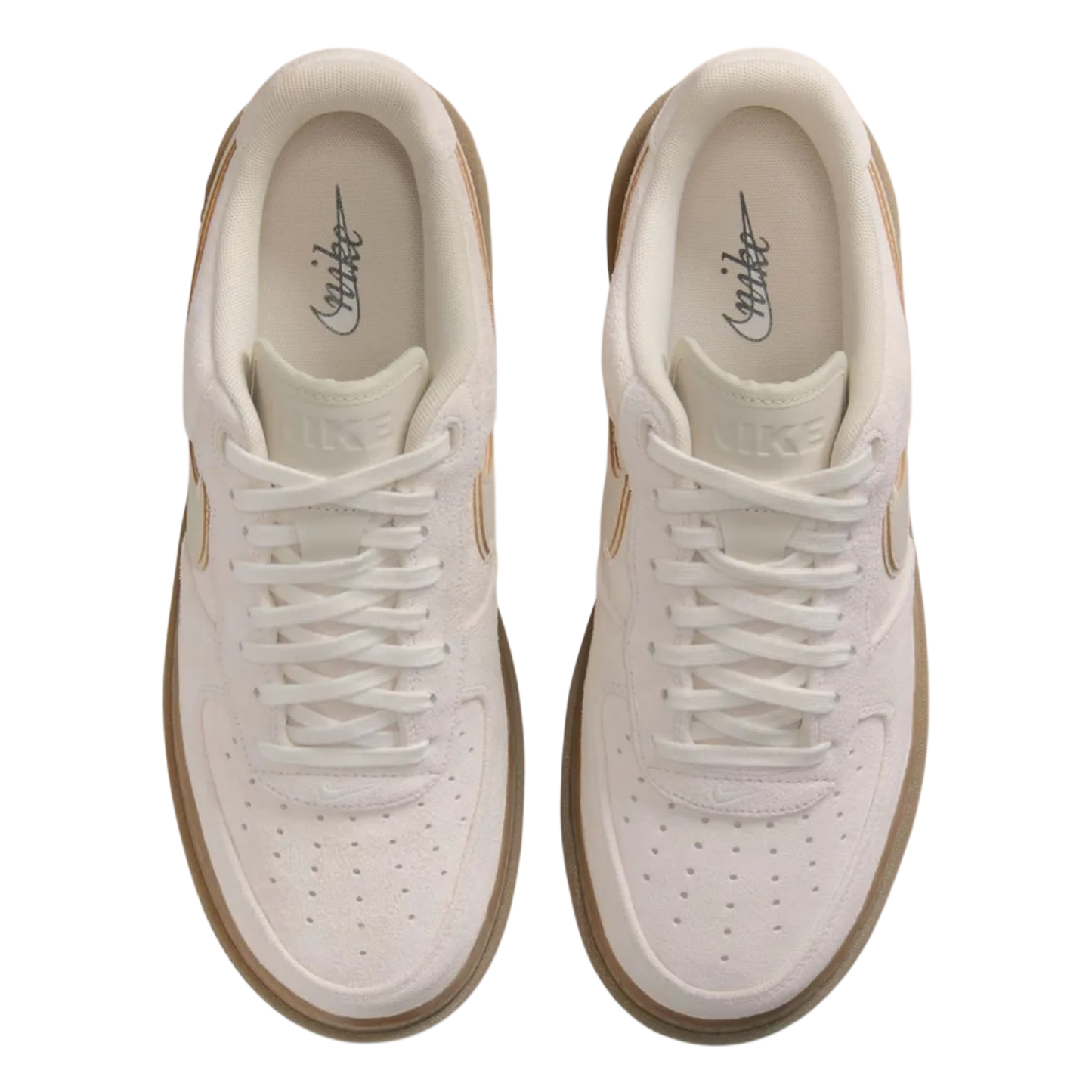 NIKE AIR FORCE 1 LOW LUXE LIGHT OREWOOD BROWN GUM