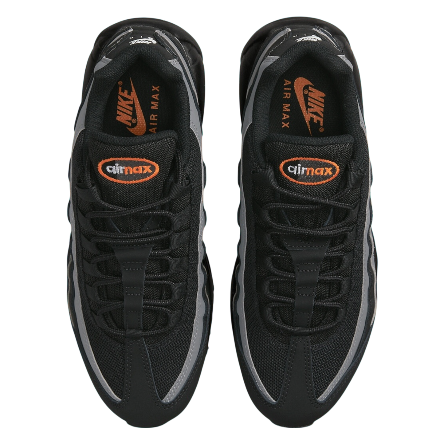 NIKE AIR MAX 95 BLACK GREY SAFETY ORANGE