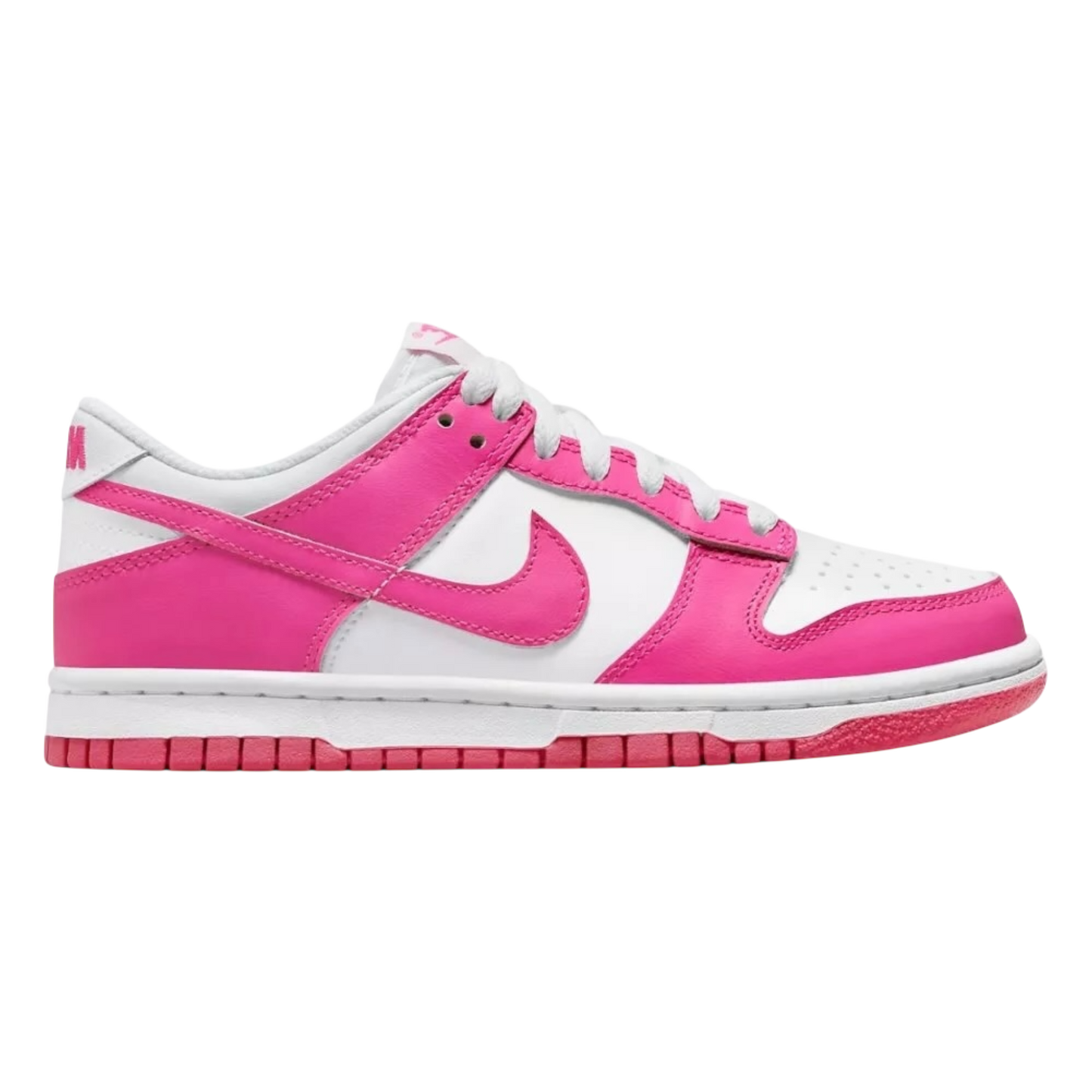 Nike Dunk Low GS White Laser Fuchsia