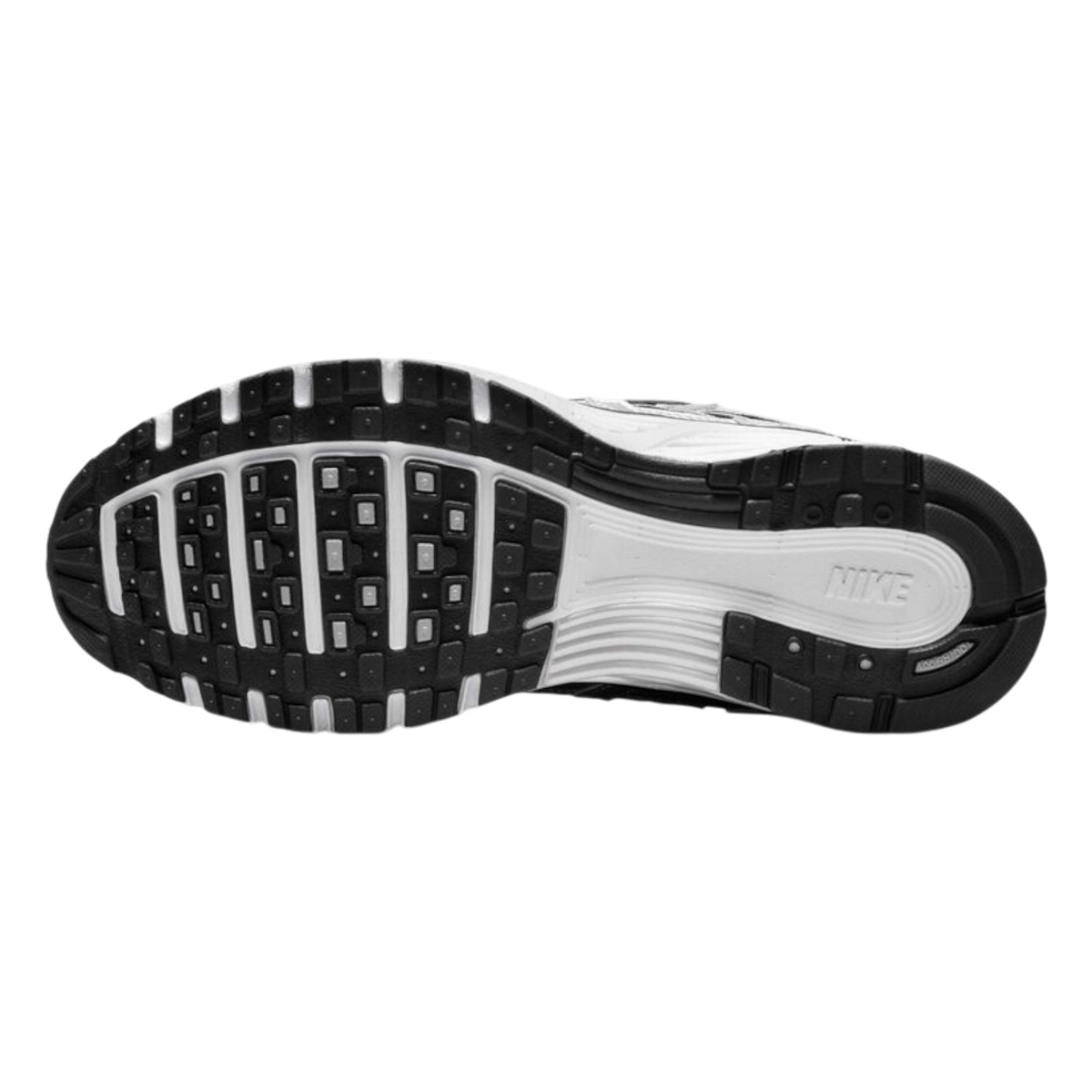 Nike P-6000 Metallic Silver Black White