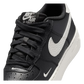 NIKE AIR FORCE 1 BLACK WHITE SWOOSH