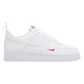 NIKE AIR FORCE 1 '07 WHITE & UNIVERSITY RED