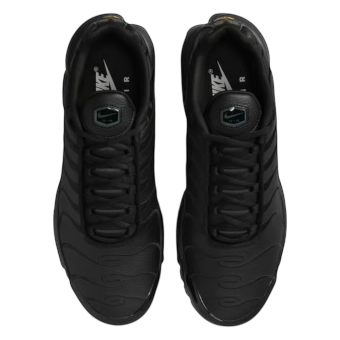 NIKE AIR MAX PLUS TRIPLE BLACK LEATHER