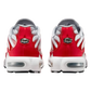NIKE AIR MAX PLUS WHITE UNIVERSITY RED
