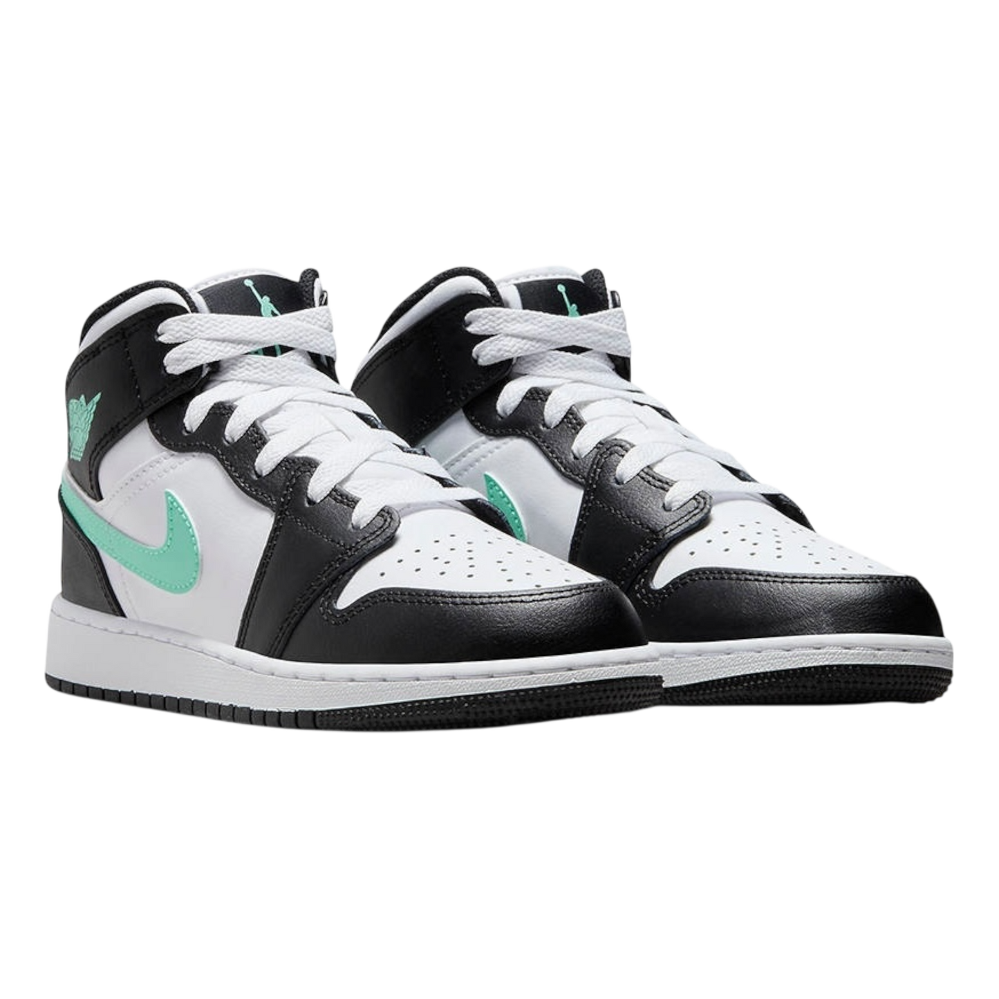 Air Jordan 1 Mid GS Green Glow
