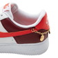 NIKE AIR FORCE 1 LOW '07 WHITE LIGHT CRIMSON GOLD CHARM BRACELET