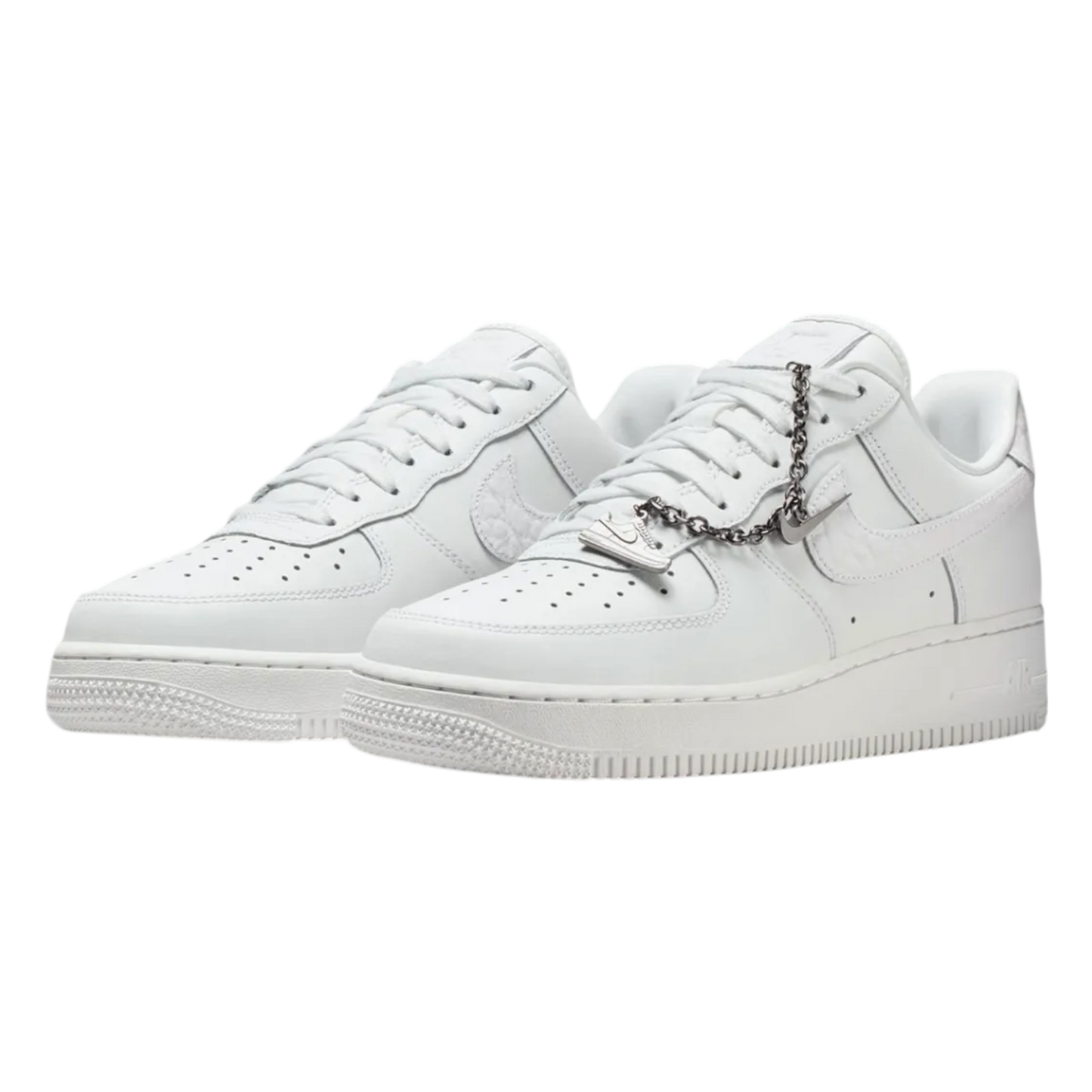 Nike Air Force 1 '07 Low "Summit White Metallic Silver"