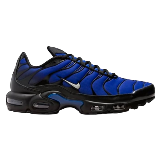NIKE AIR MAX PLUS BLACK & RACER BLUE