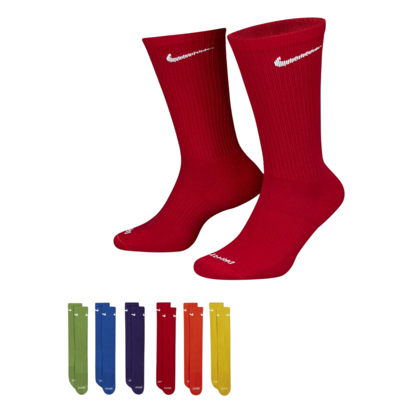 Nike Everyday Plus Cushioned Training Crew Socks (6 Pairs)
