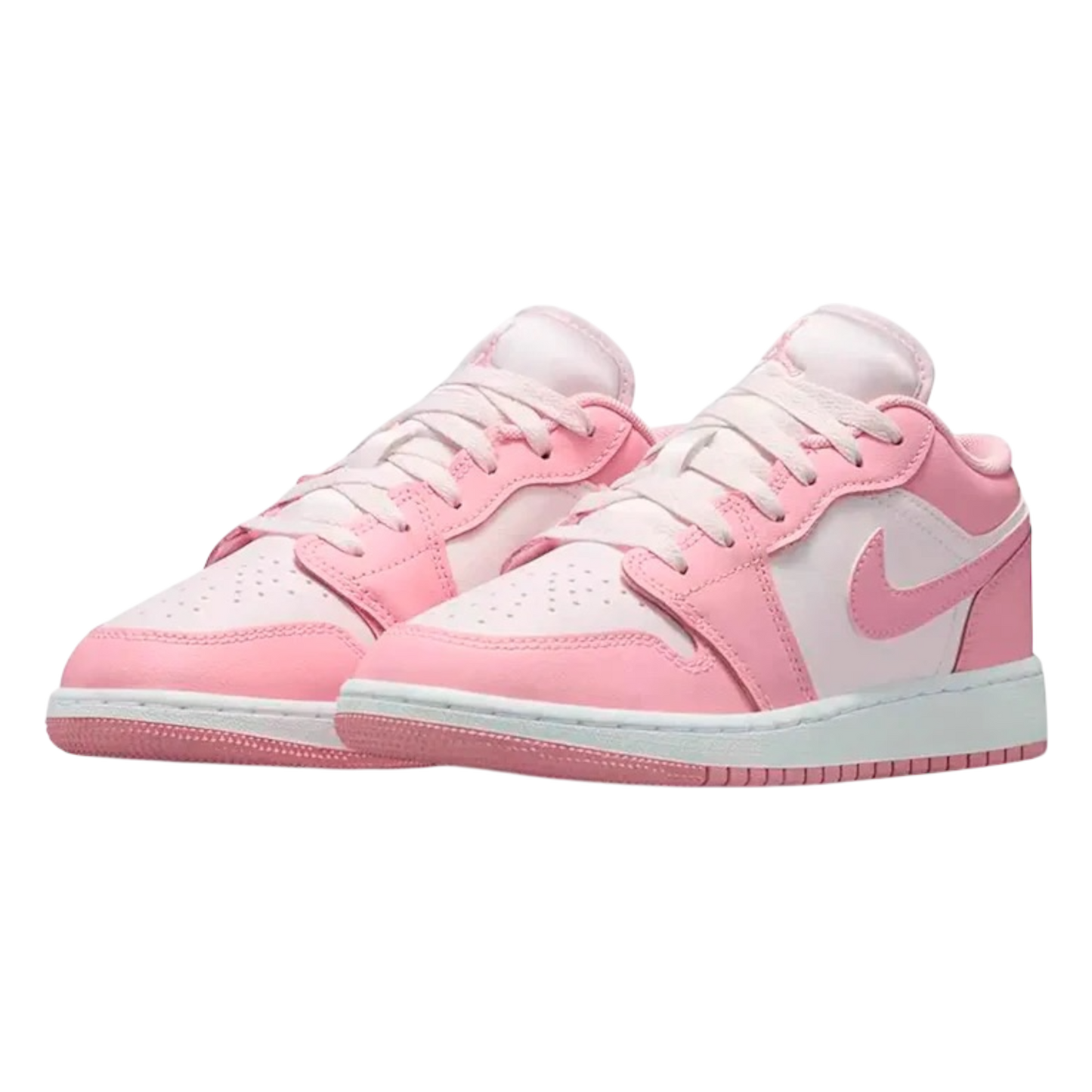 Jordan 1 Low ‘Medium Soft Pink White’ GS