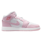 JORDAN 1 MID PINK FOAM FIRE RED (GS)
