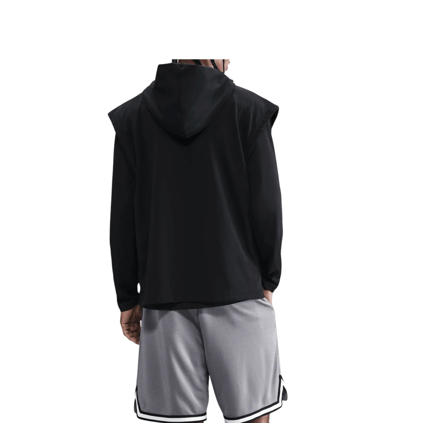 Nike Dri-FIT Sleeveless Basketball Hoodie Black