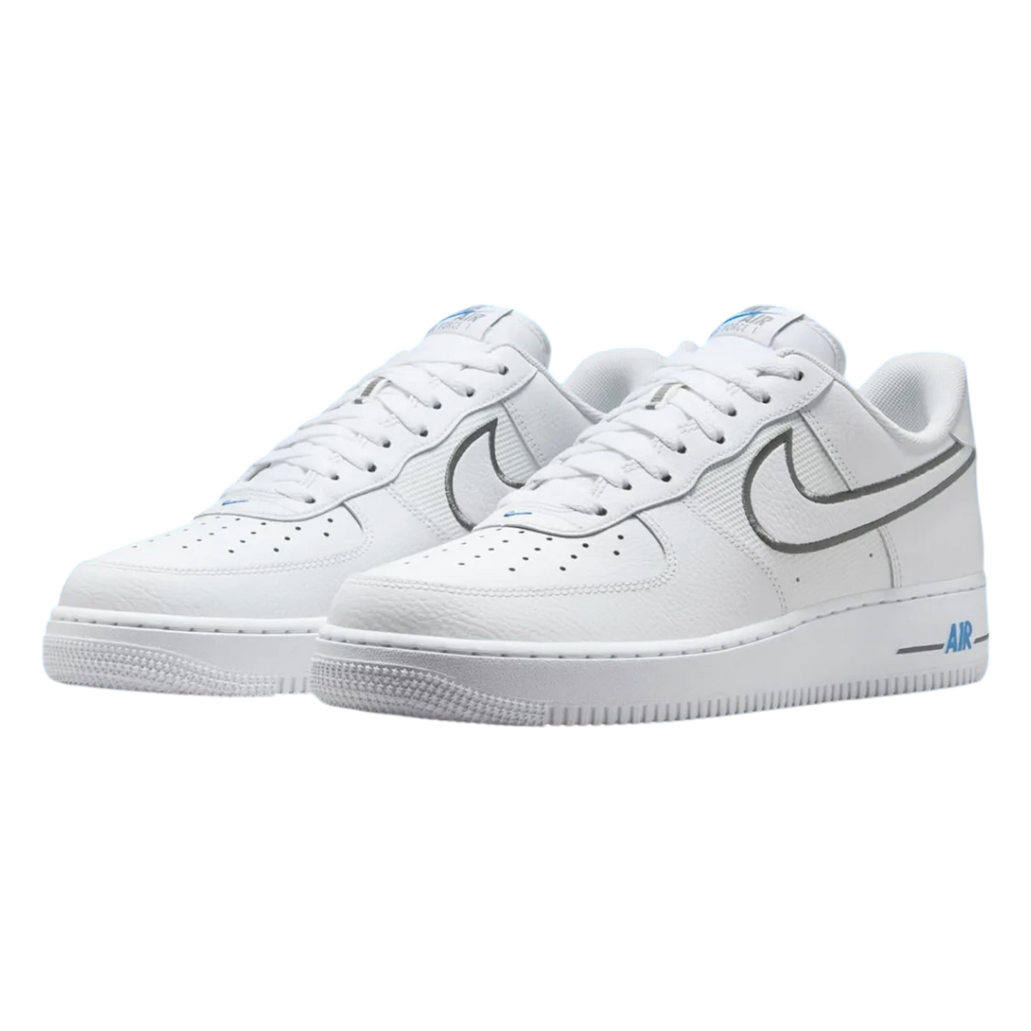 NIKE AIR FORCE 1 LOW COOL GREY PHOTO BLUE