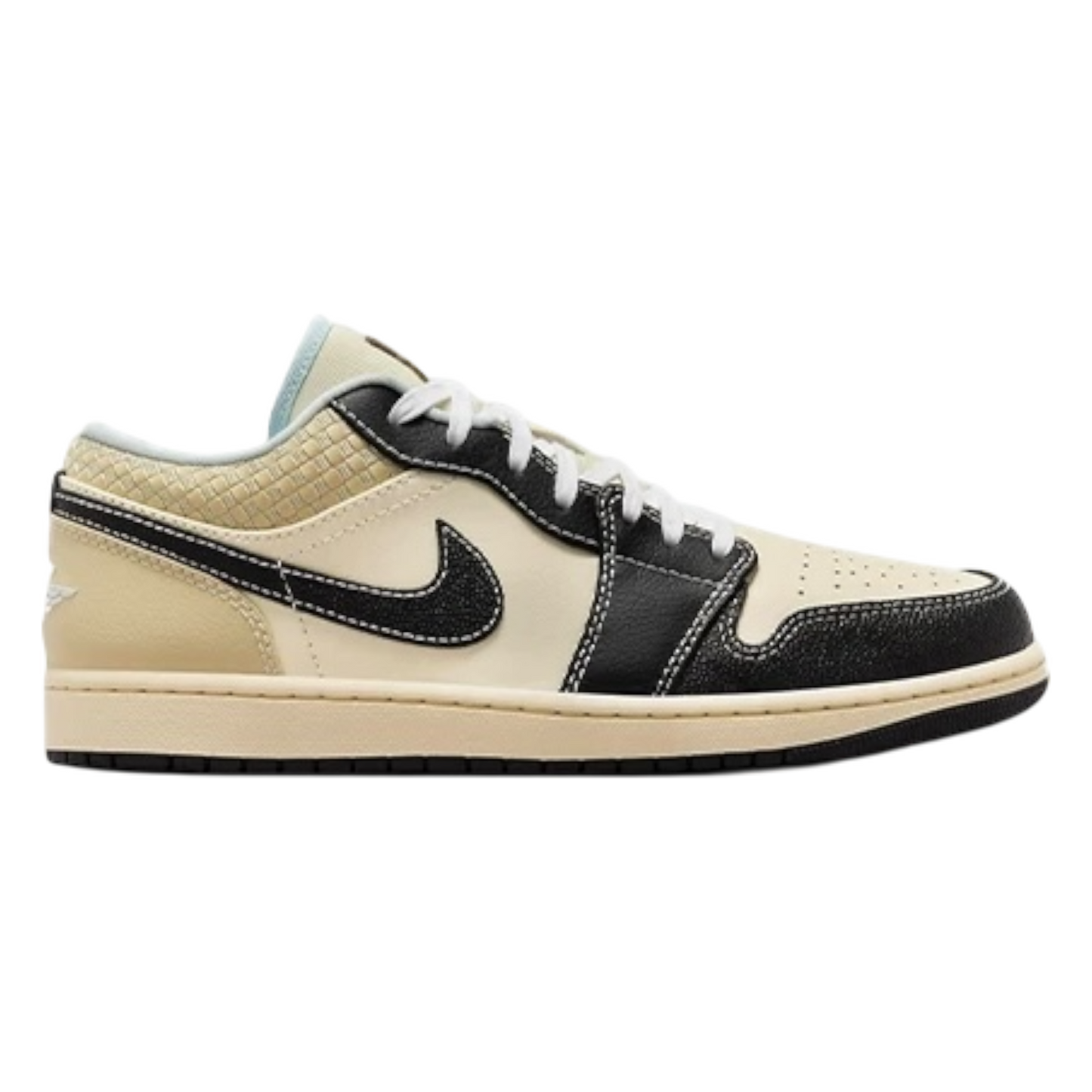 Air Jordan1 Low SE 'Coconut Milk Black Muslin'