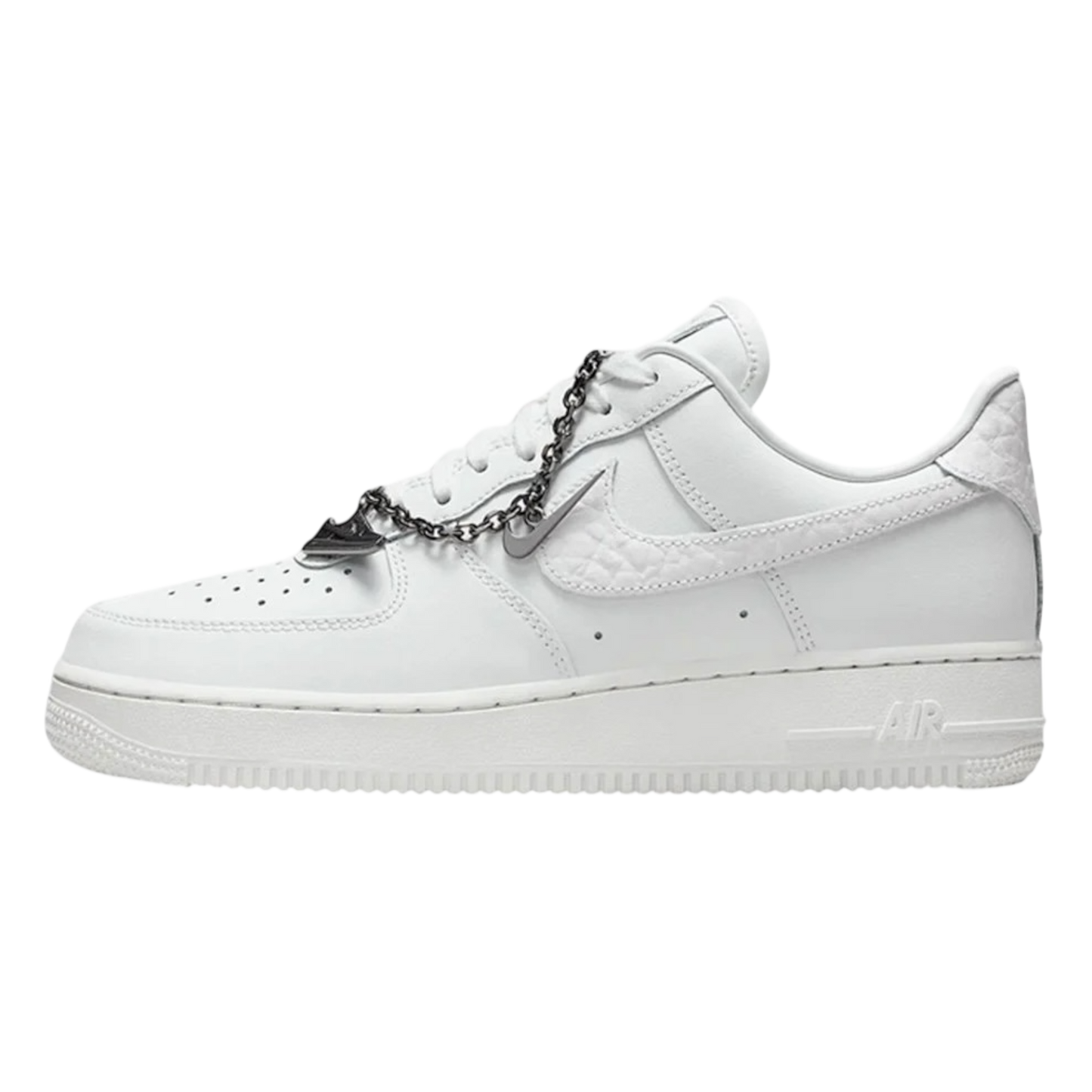 Nike Air Force 1 '07 Low "Summit White Metallic Silver"