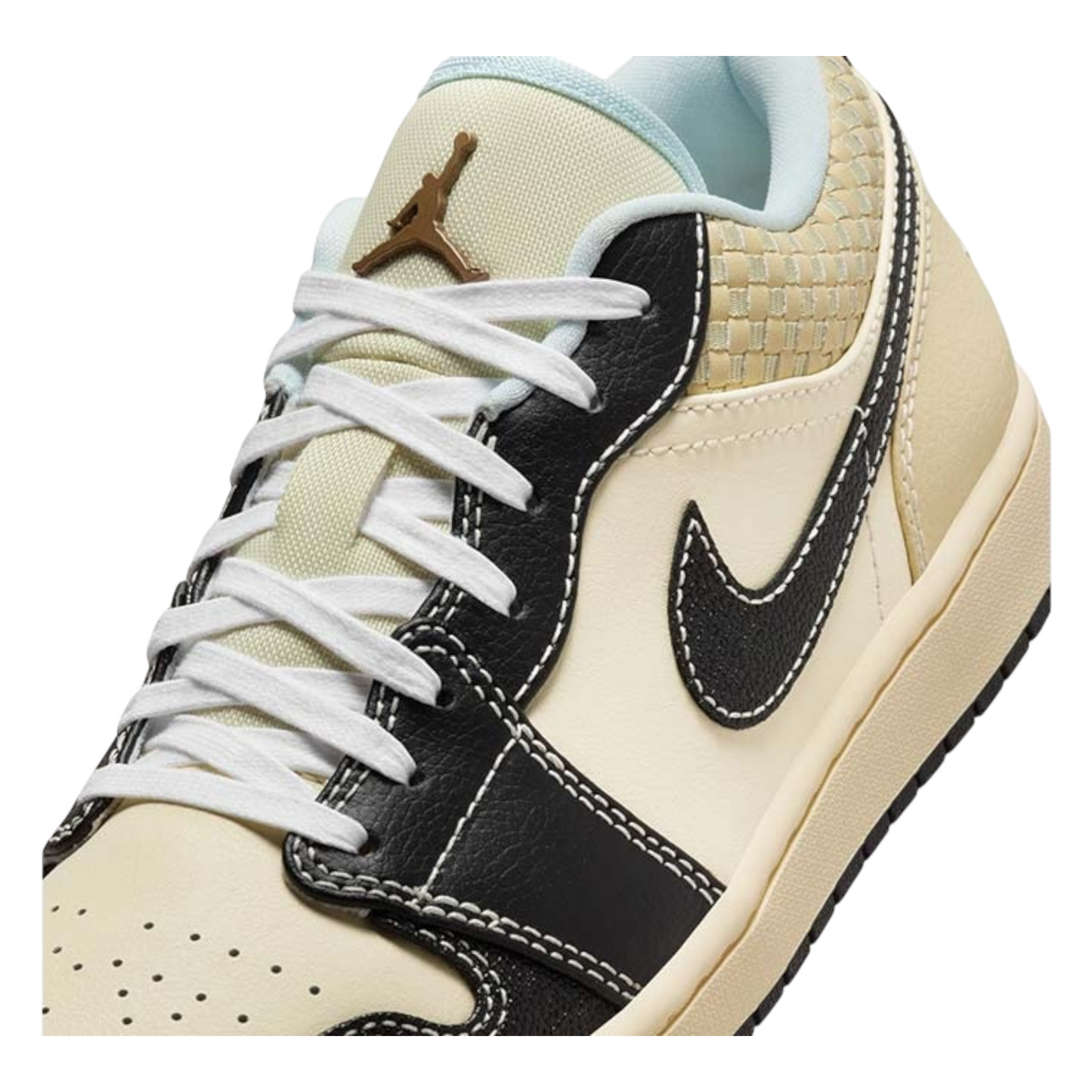 Air Jordan1 Low SE 'Coconut Milk Black Muslin'