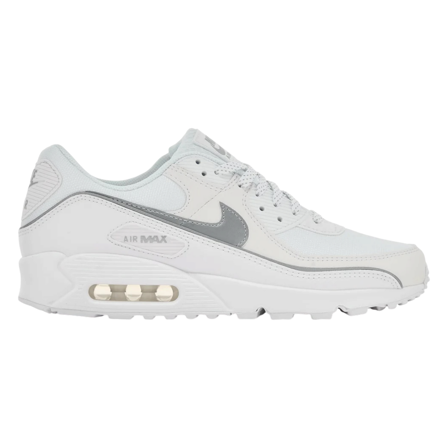 Nike Air Max 90 Premium "White/Silver"