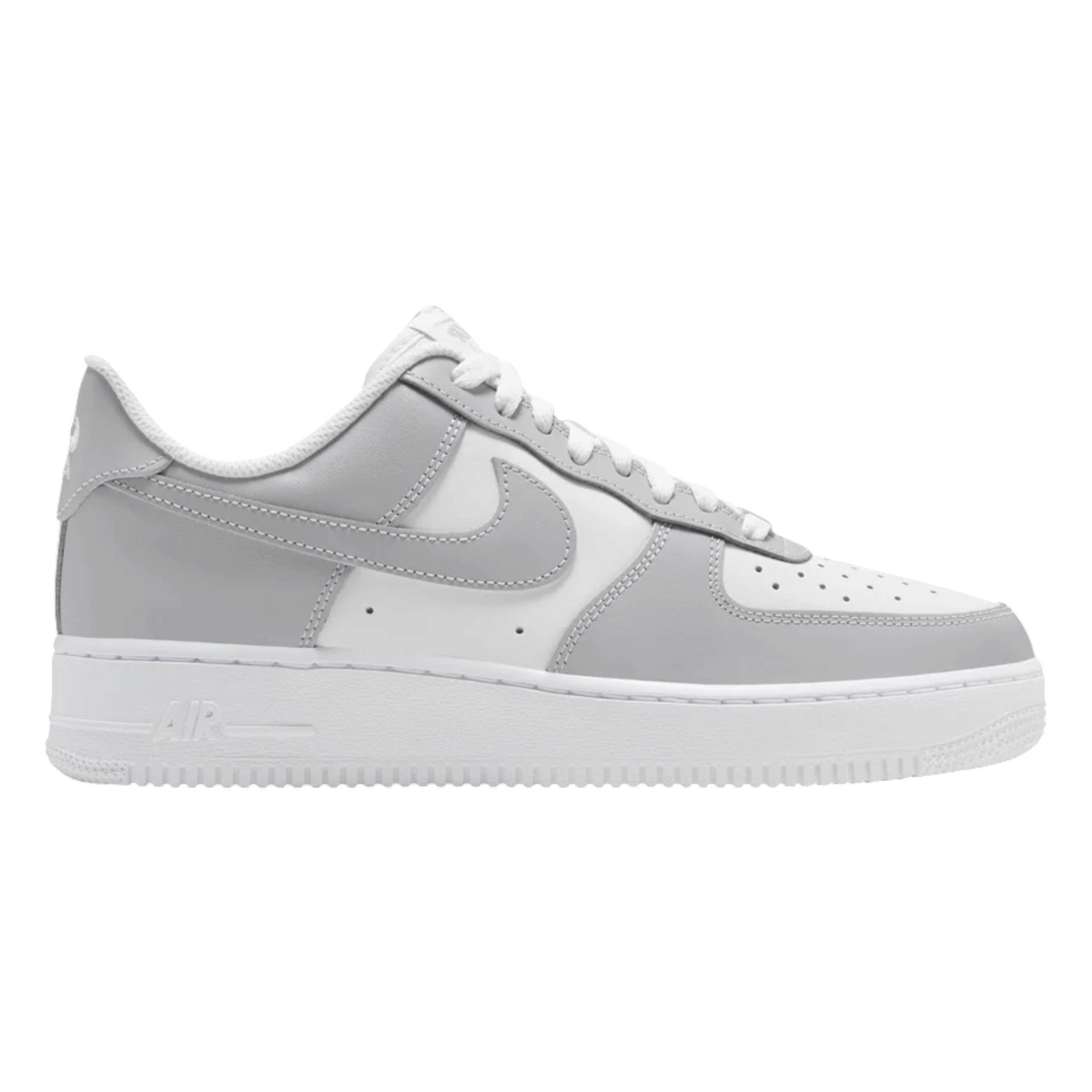 NIKE AIR FORCE 1 LOW '07 LIGHT SMOKE GREY WHITE
