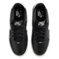 NIKE AIR FORCE 1 BLACK WHITE SWOOSH