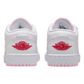 Air Jordan 1 Low GS Pink Foam Fire Red White