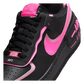 NIKE AIR FORCE 1 LOW SHADOW BLACK PINK SPELL