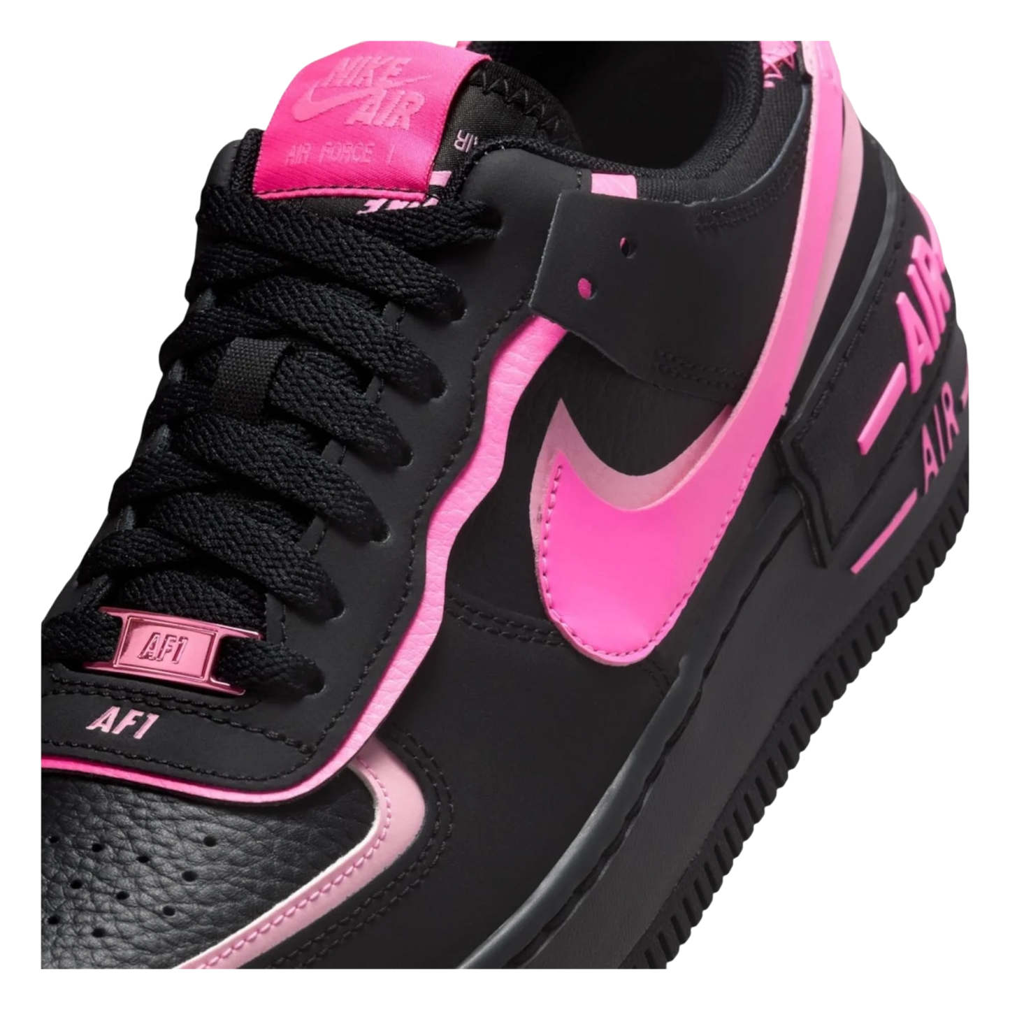 NIKE AIR FORCE 1 LOW SHADOW BLACK PINK SPELL