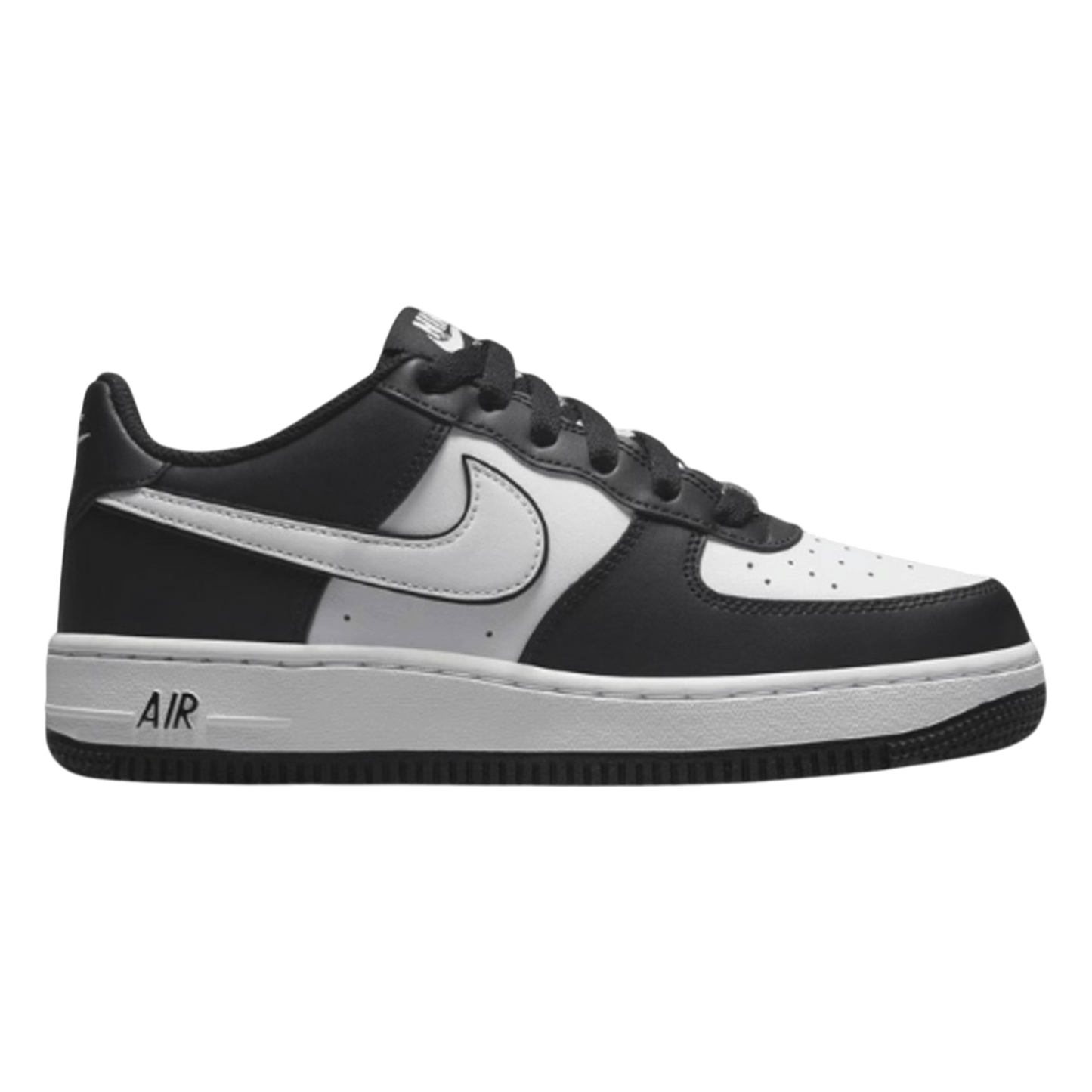 Nike Air Force 1 Low LV8 2 White Swoosh Panda (GS)