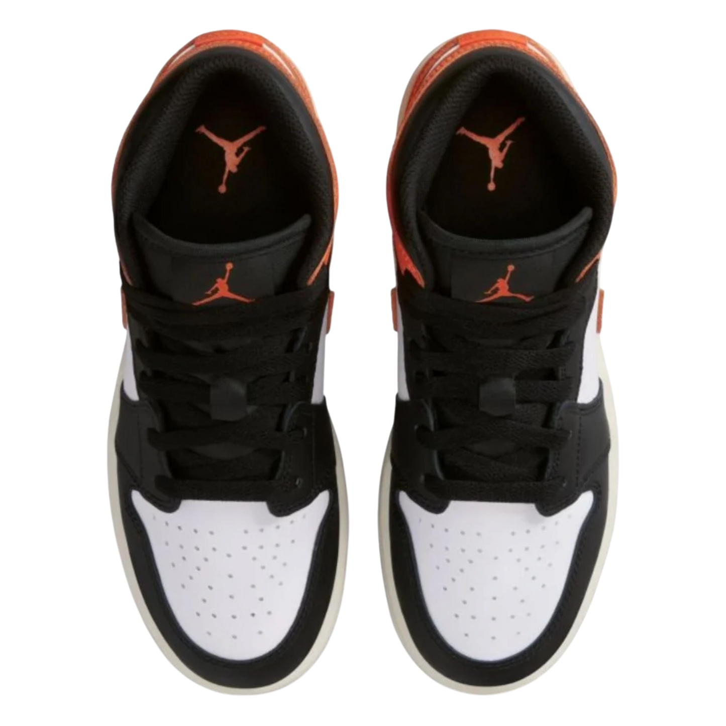 Jordan 1 MID Black Toe Starfish