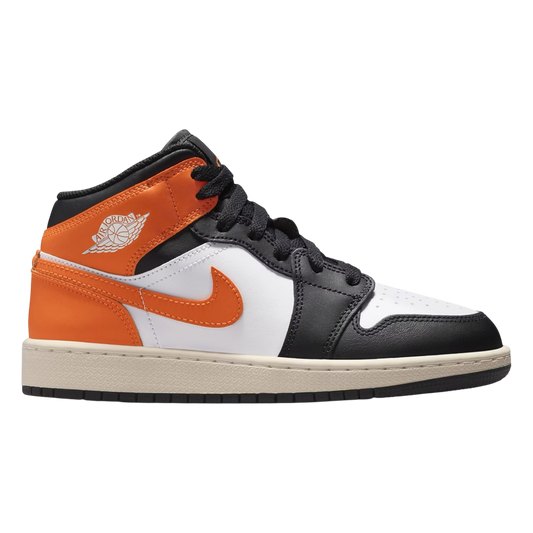 Jordan 1 MID Black Toe Starfish