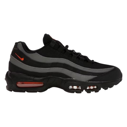 NIKE AIR MAX 95 BLACK GREY SAFETY ORANGE