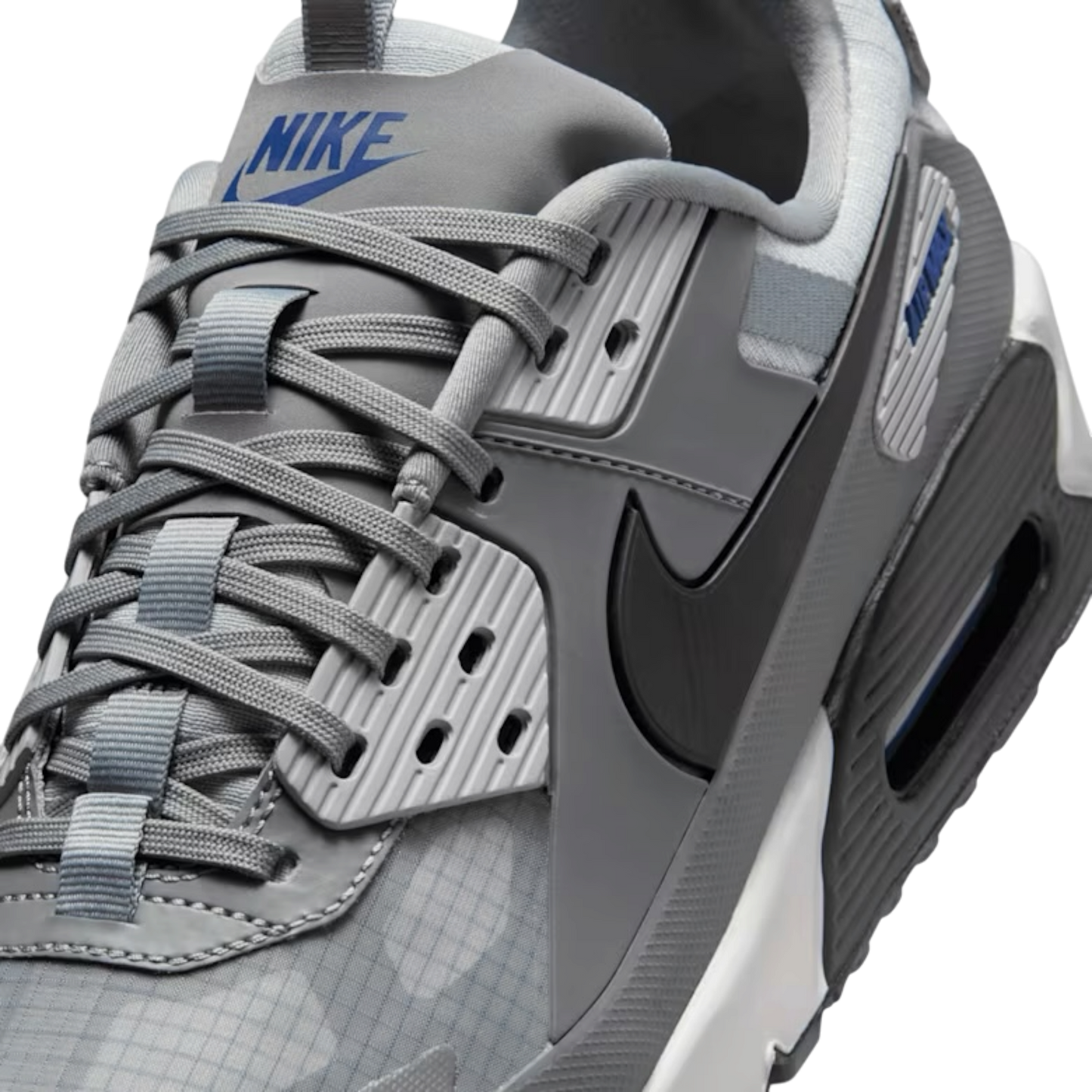 Nike Air Max 90 "COOL GREY DEEP ROYAL BLUE"